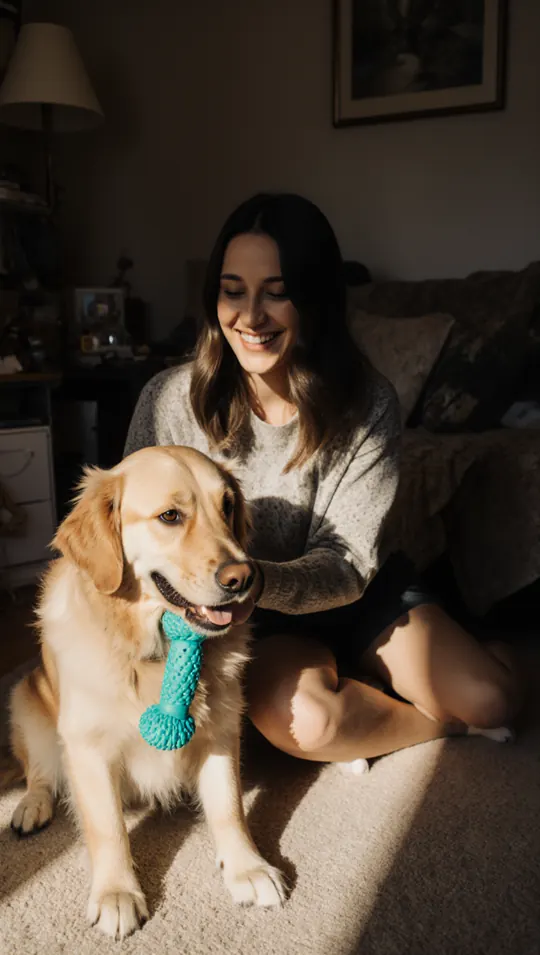 AI-generated UGC-style ad concept: Pet product ad