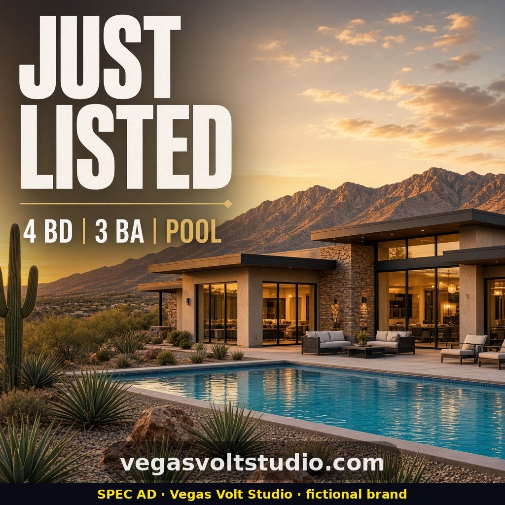 AI-generated sample concept: Listing photo ad