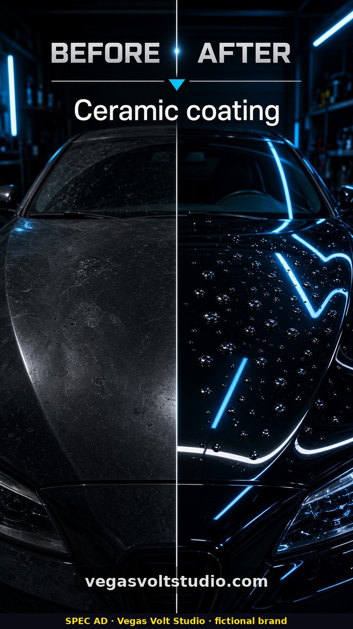 AI-generated sample concept: Auto detailing ad