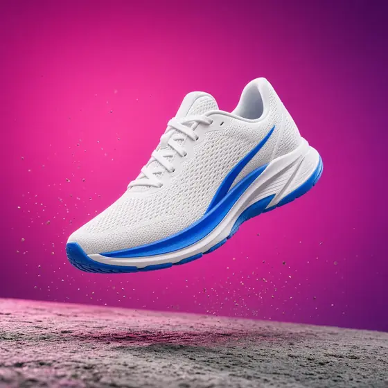 AI-generated sample concept: Unbranded running sneaker
