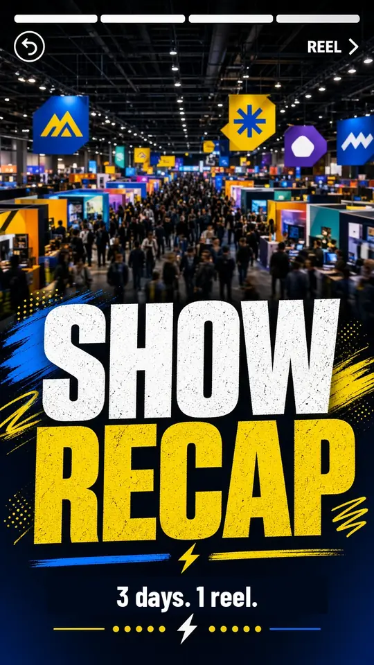 AI-generated spec sample: Show recap reel cover